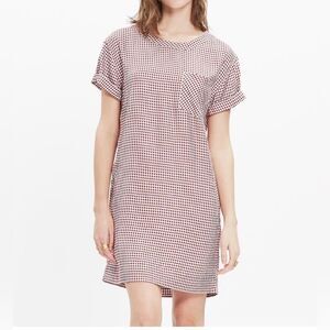 Madewell Filmscore Gingham Check Shirt Dress - Sz S